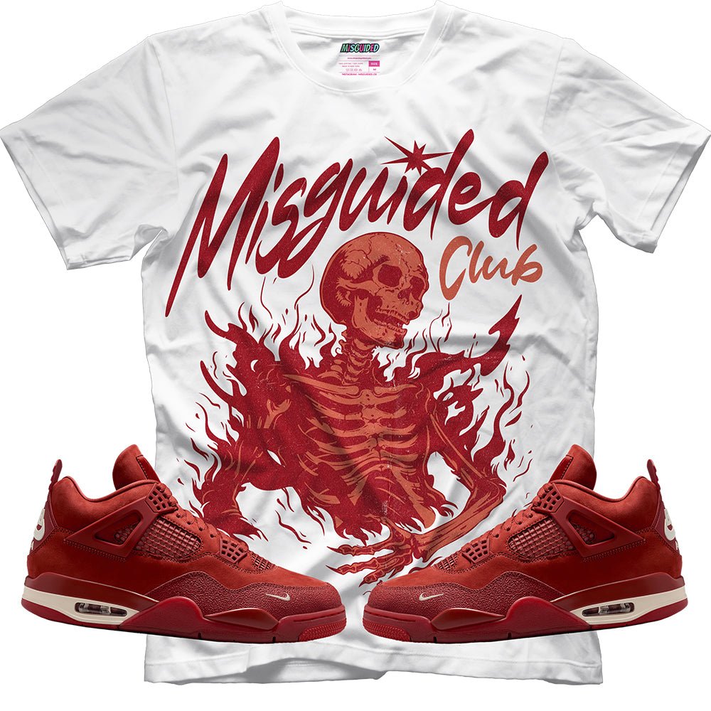 Misguided Club (Air Jordan 4 Brick By Brick) T-Shirt - Lucid Soles