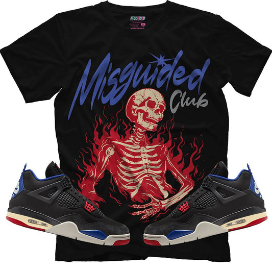 Misguided Club (Air Jordan 4 Rare Air) T-Shirt - Lucid Soles