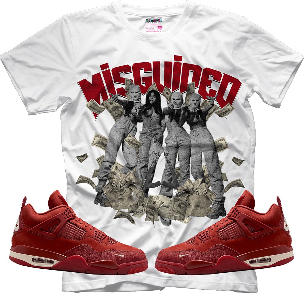 Misguided Girls (Air Jordan 4 Brick By Brick) T-Shirt - Lucid Soles