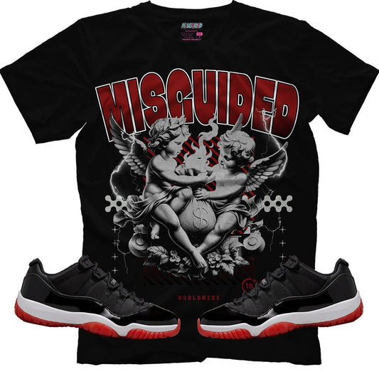 Misguided Mentality (Air Jordan 11 Low Bred) T-Shirt - Lucid Soles