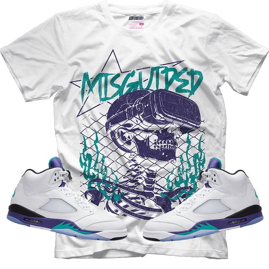 Misguided Star (Air Jordan 5 Grape) T-Shirt - Lucid Soles