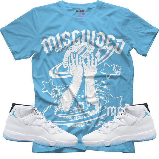 Misguided Studios (Air Jordan 11 Legend Blue) T-Shirt - Lucid Soles