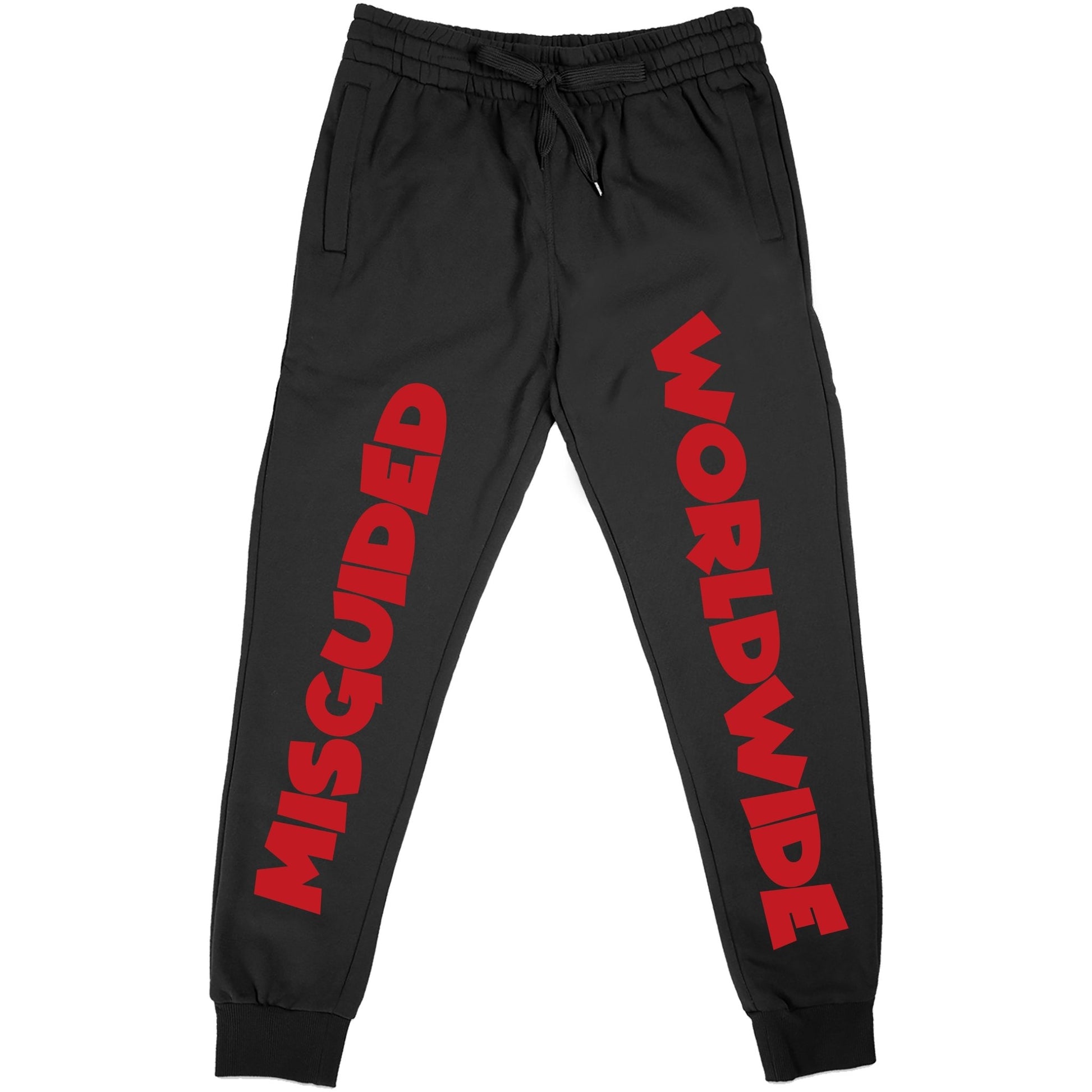 Misguided Worldwide (Air Jordan 12 Flu Game) Joggers - Lucid Soles