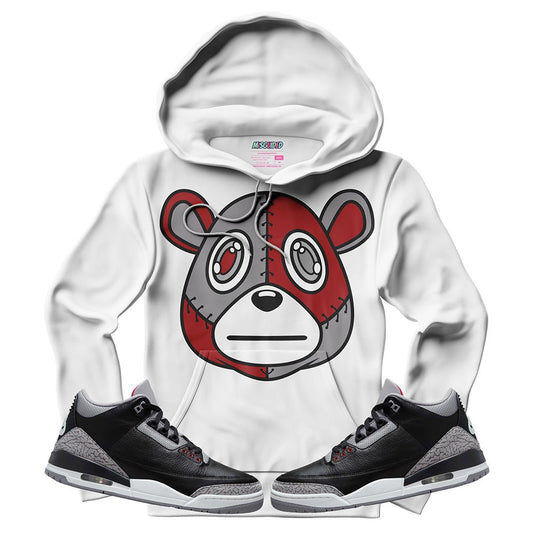Misguided (Air Jordan 3 Black Cement) Hoodie - Lucid Soles
