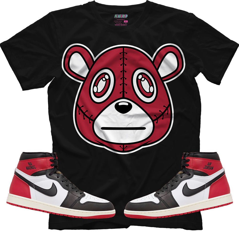 Misguided (Air Jordan 1 High OG Black Toe Reimagined) T-Shirt - Lucid Soles