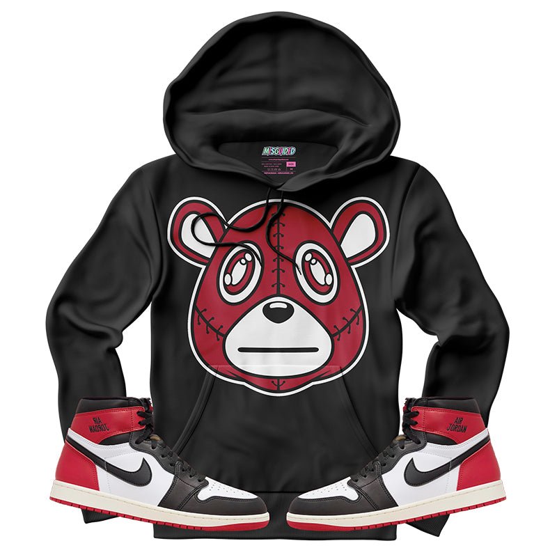 Misguided (Air Jordan 1 High OG Black Toe Reimagined) Hoodie - Lucid Soles