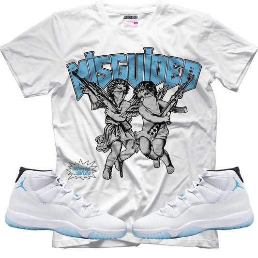 Misguided Rich Club (Air Jordan 11 Legend Blue) T-Shirt - Lucid Soles