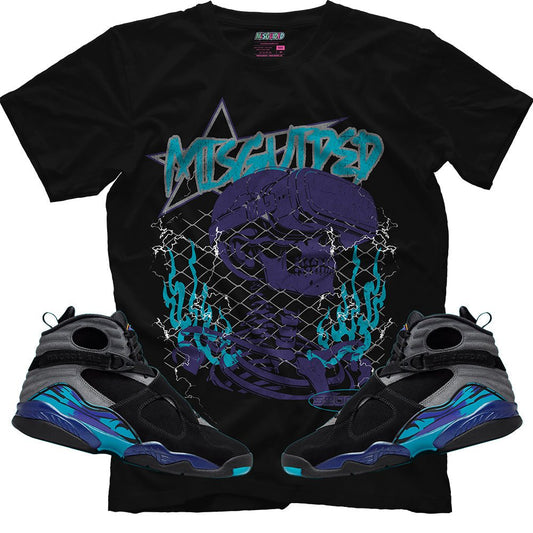 Misguided Star (Air Jordan 8 Aqua) T-Shirt - Lucid Soles