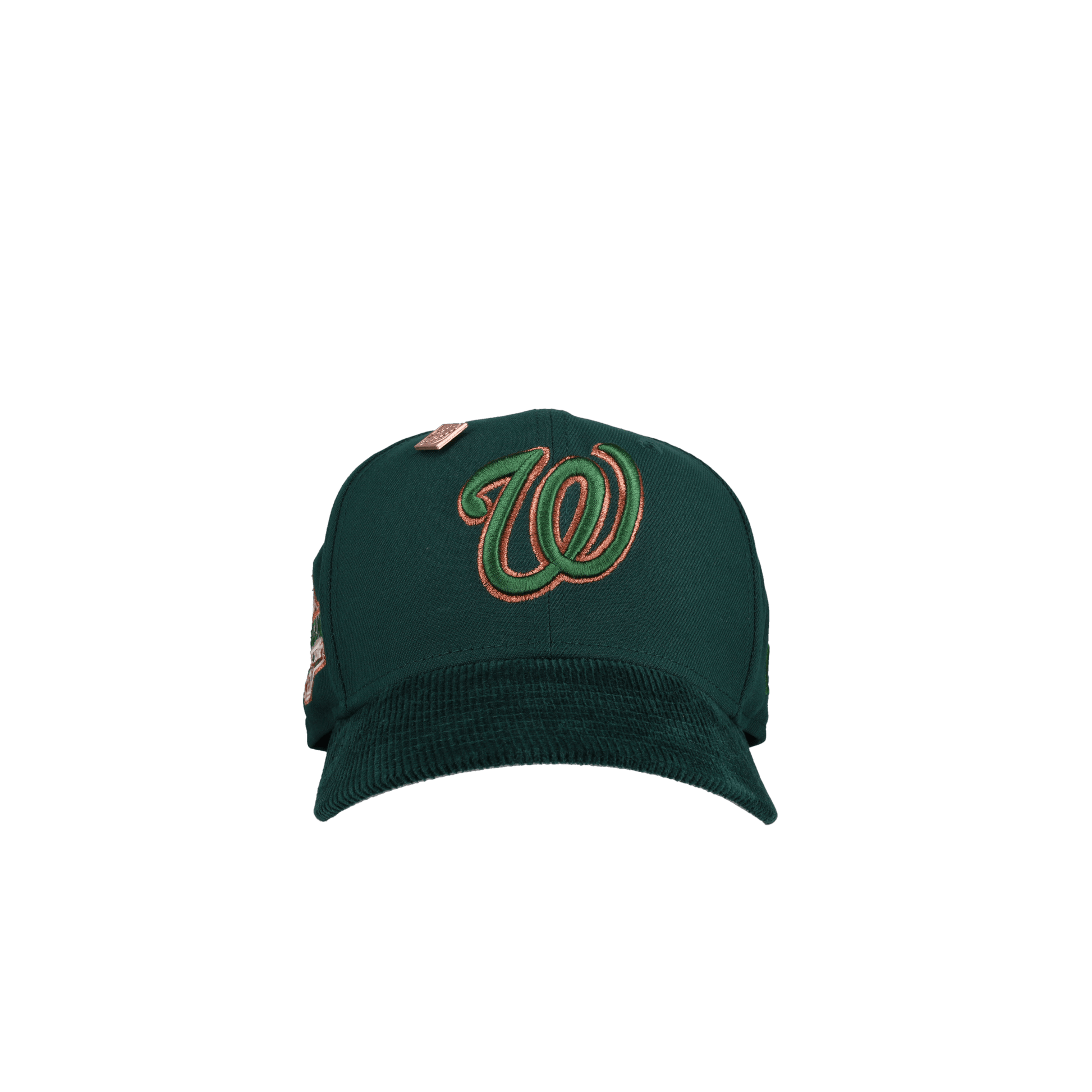 Washington Nationals 2018 ASG Corduroy Green Bronze Metallic 59Fifty Fitted Hat - Lucid Soles