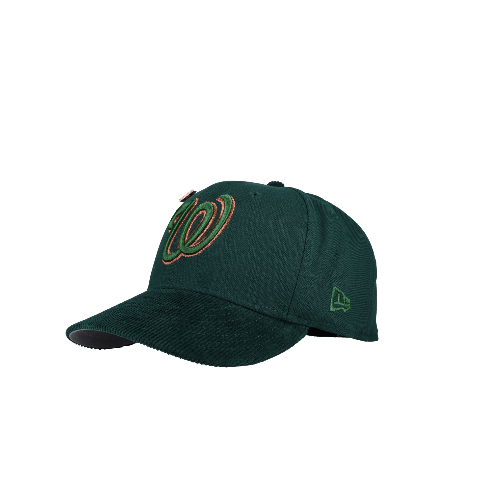 Washington Nationals 2018 ASG Corduroy Green Bronze Metallic 59Fifty Fitted Hat - Lucid Soles