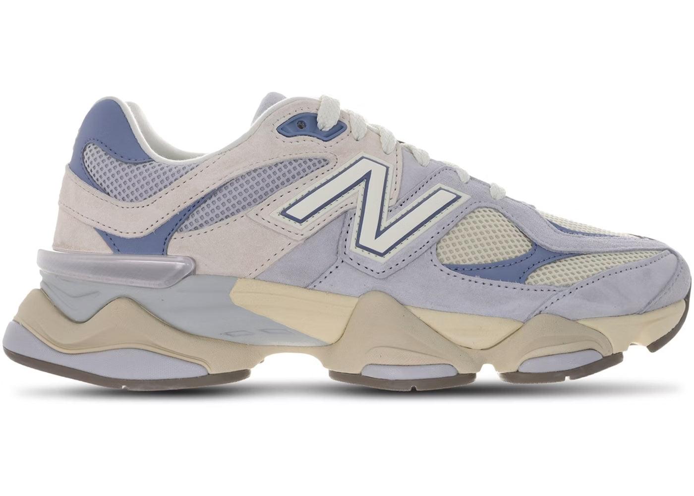 New Balance 9060 Pearl Grey Linen - Lucid Soles