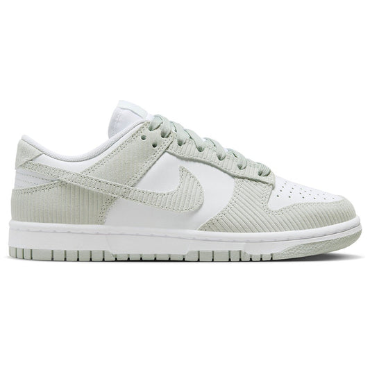 Nike Dunk Low Light Silver Corduroy (Women's) - Lucid Soles