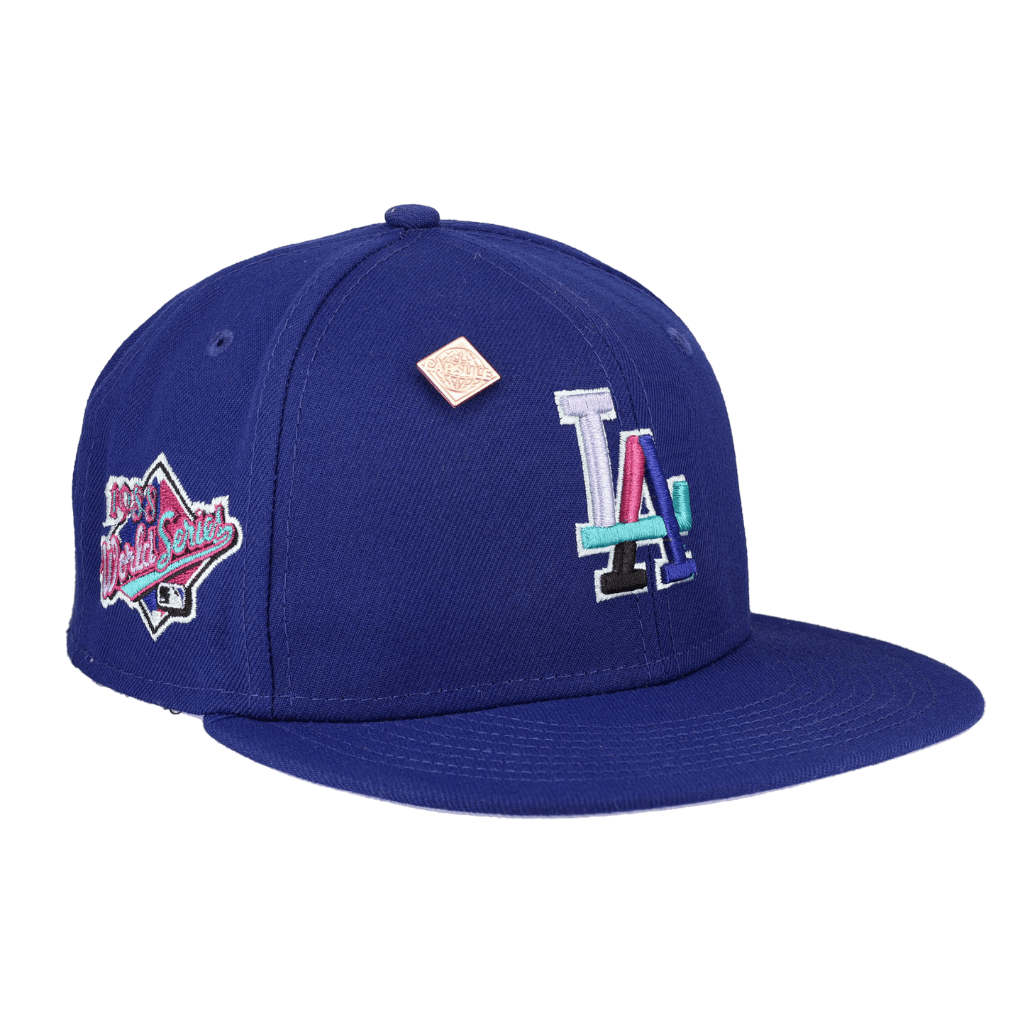 Los Angeles Dodgers 1988 World Series Polar Lights New Era 59Fifty Fitted Hat - Lucid Soles