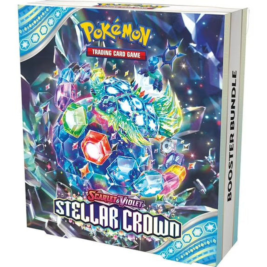 Pokémon TCG Scarlet & Violet: Stellar Crown Booster Bundle (6 Packs) - Lucid Soles