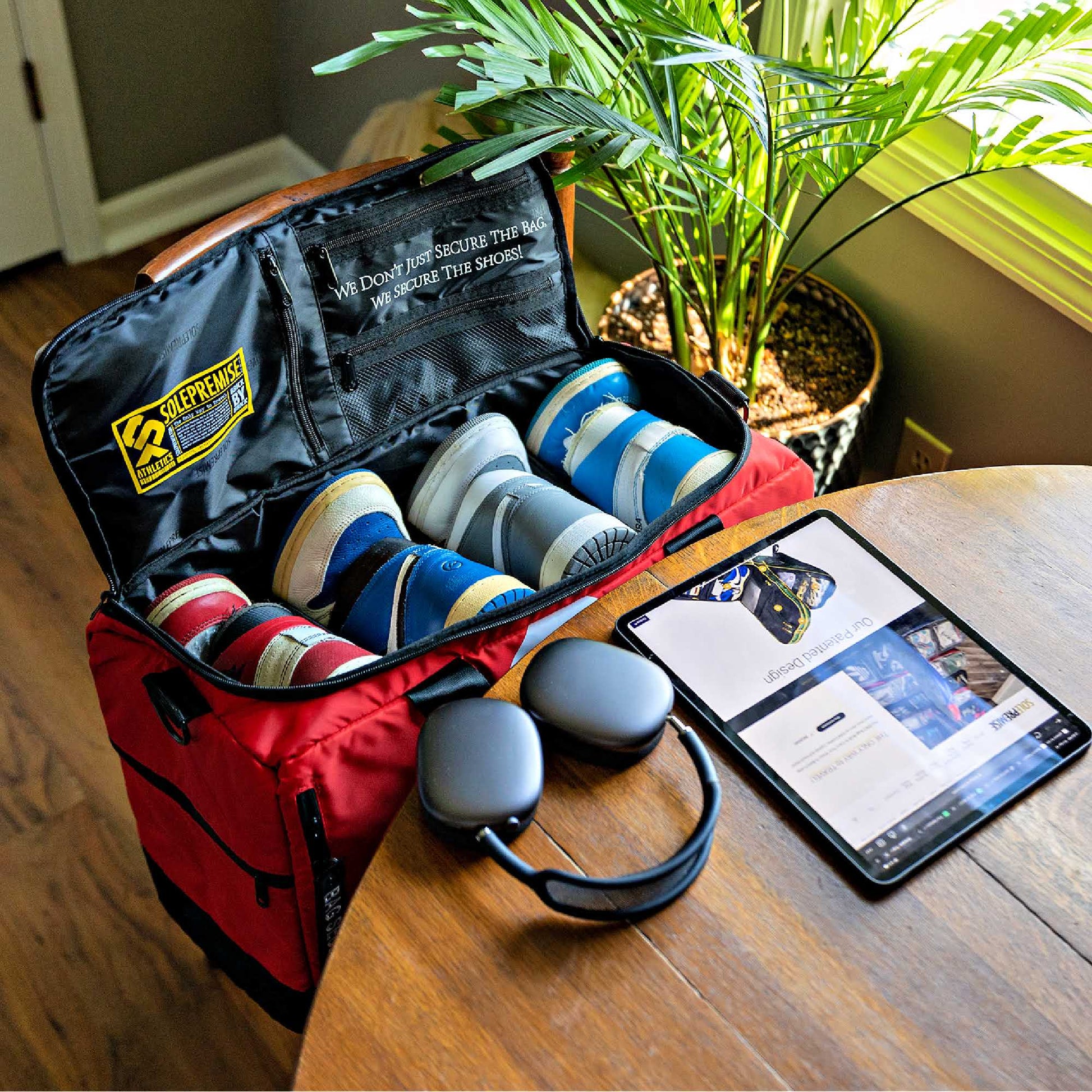 Red Sneaker Duffle - Lucid Soles