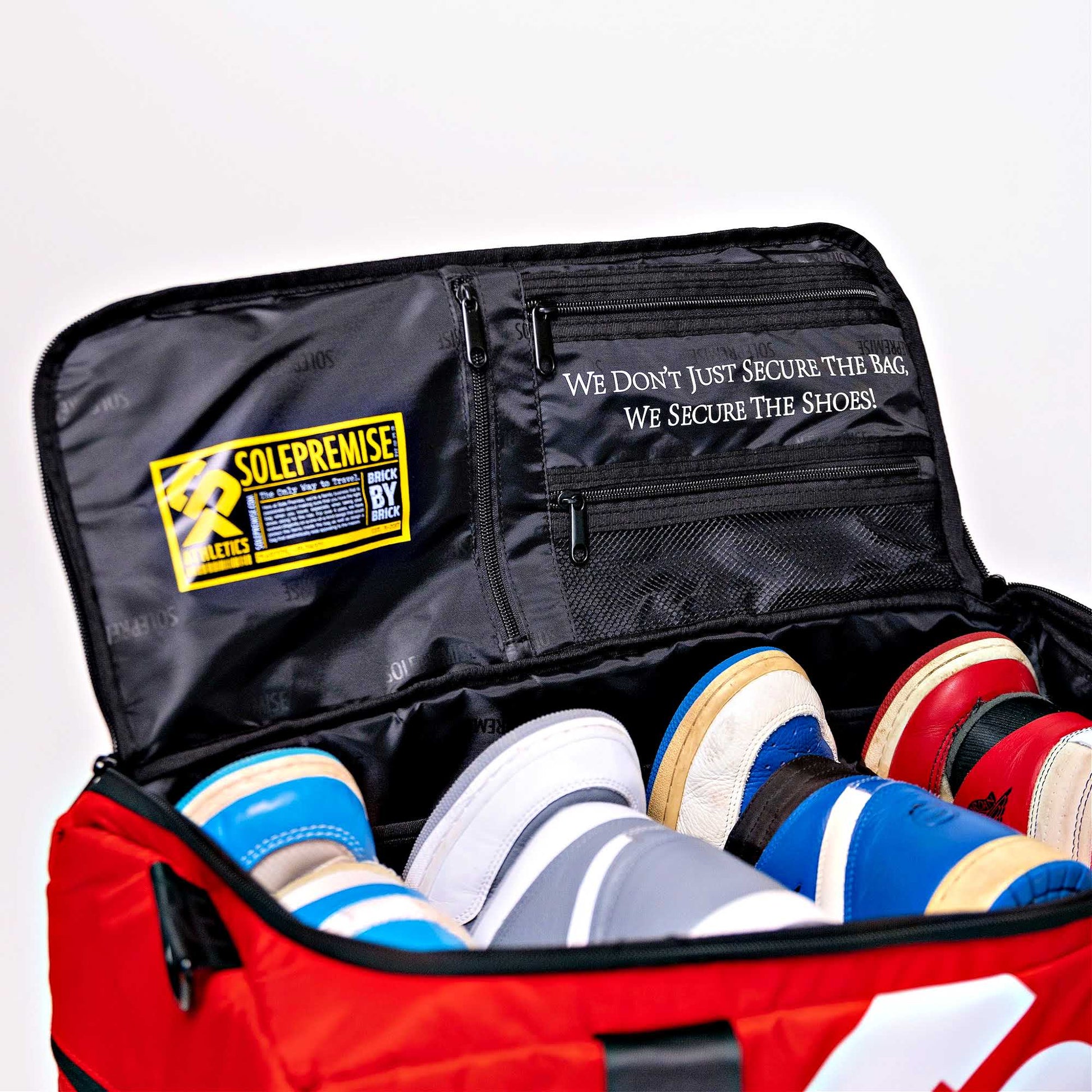 Red Sneaker Duffle - Lucid Soles