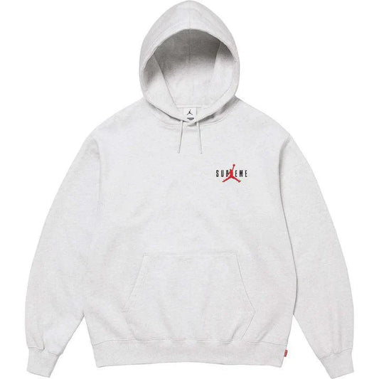 Supreme Jordan Hooded Sweatshirt (FW24) Ash Grey - Lucid Soles