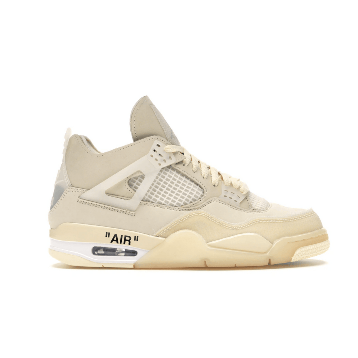 Air Jordan Retro 4 Off - White Sail (W) - Lucid Soles