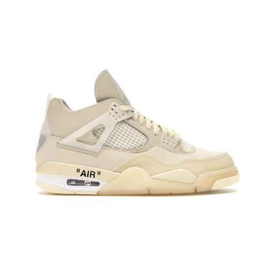 Air Jordan Retro 4 Off - White Sail (W) - Lucid Soles