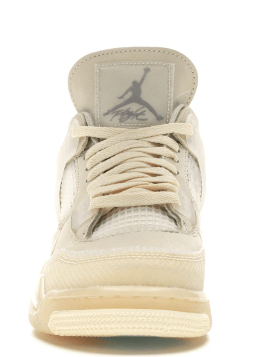 Air Jordan Retro 4 Off - White Sail (W) - Lucid Soles