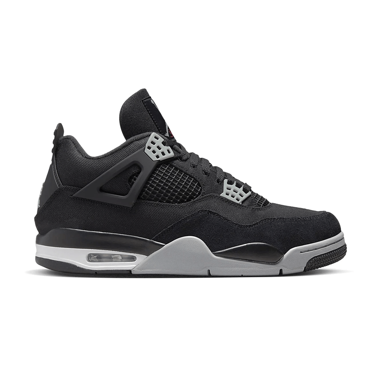 Air Jordan Retro 4 "Black Canvas" - Lucid Soles