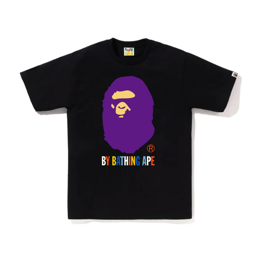 BAPE COLORS BY BATHING APE TEE (BLACK)