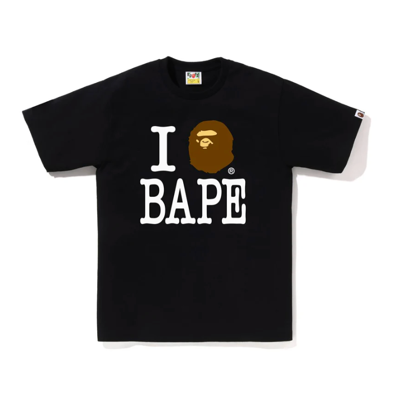 BAPE I LOVE BAPE TEE (Black)