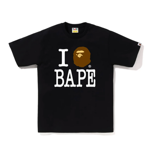 BAPE I LOVE BAPE TEE (Black)