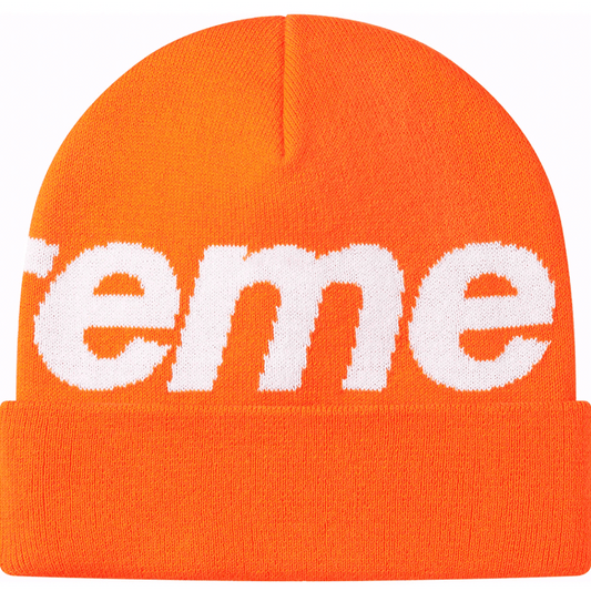 Supreme Big Logo Beanie (FW22/FW24) Orange - Lucid Soles