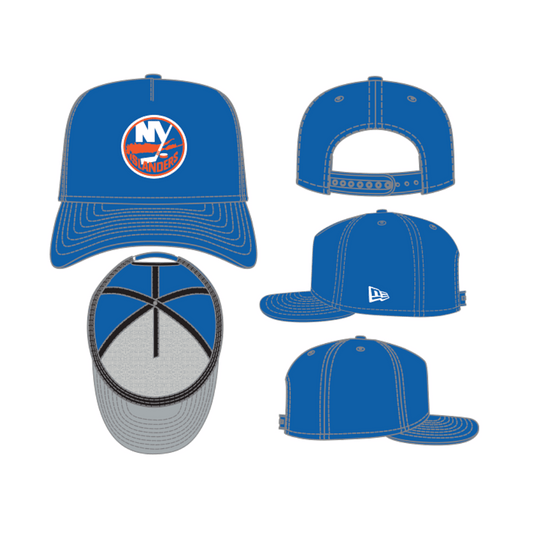 New York Islanders New Era 9Fifty A Frame Snapback Hat (Blue) - Lucid Soles