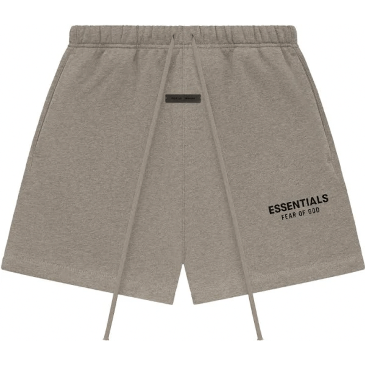 Fear of God Essentials Fleece Soccer Shorts Homestead Heather - Lucid Soles
