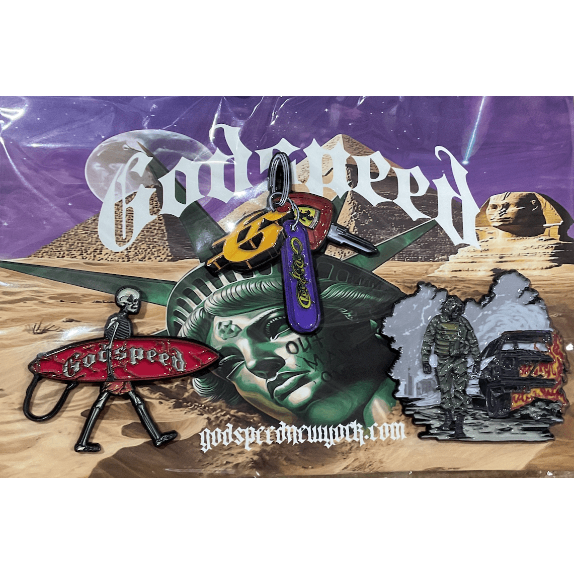 Godspeed Keys Pin Pack - Lucid Soles