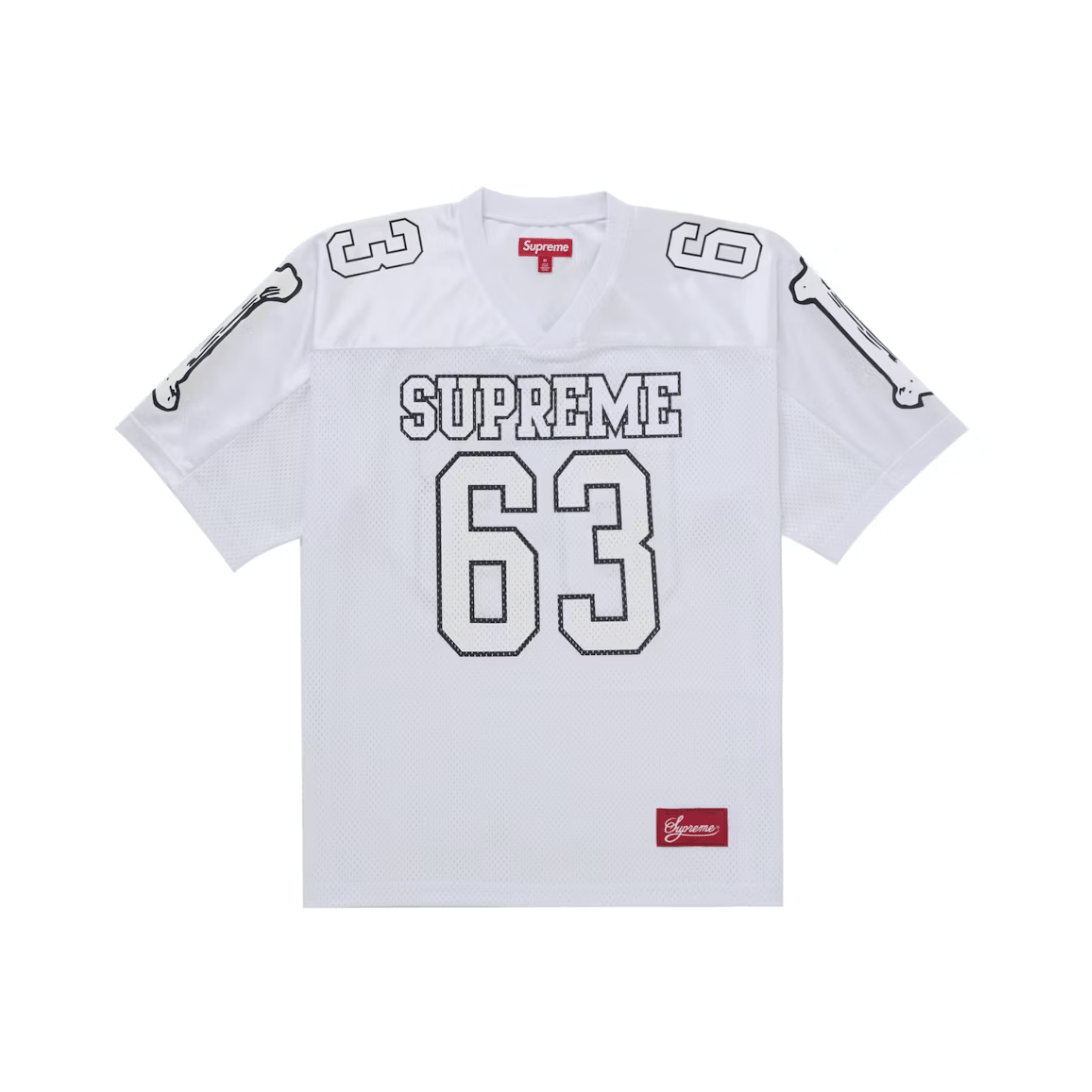 Supreme Bones Football Jersey White - Lucid Soles