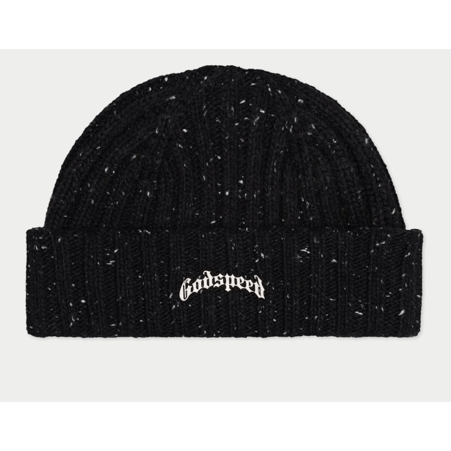 Godspeed OG Logo Emblem Beanie (Oreo) - Lucid Soles