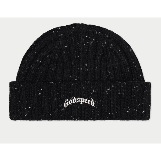 Godspeed OG Logo Emblem Beanie (Oreo) - Lucid Soles