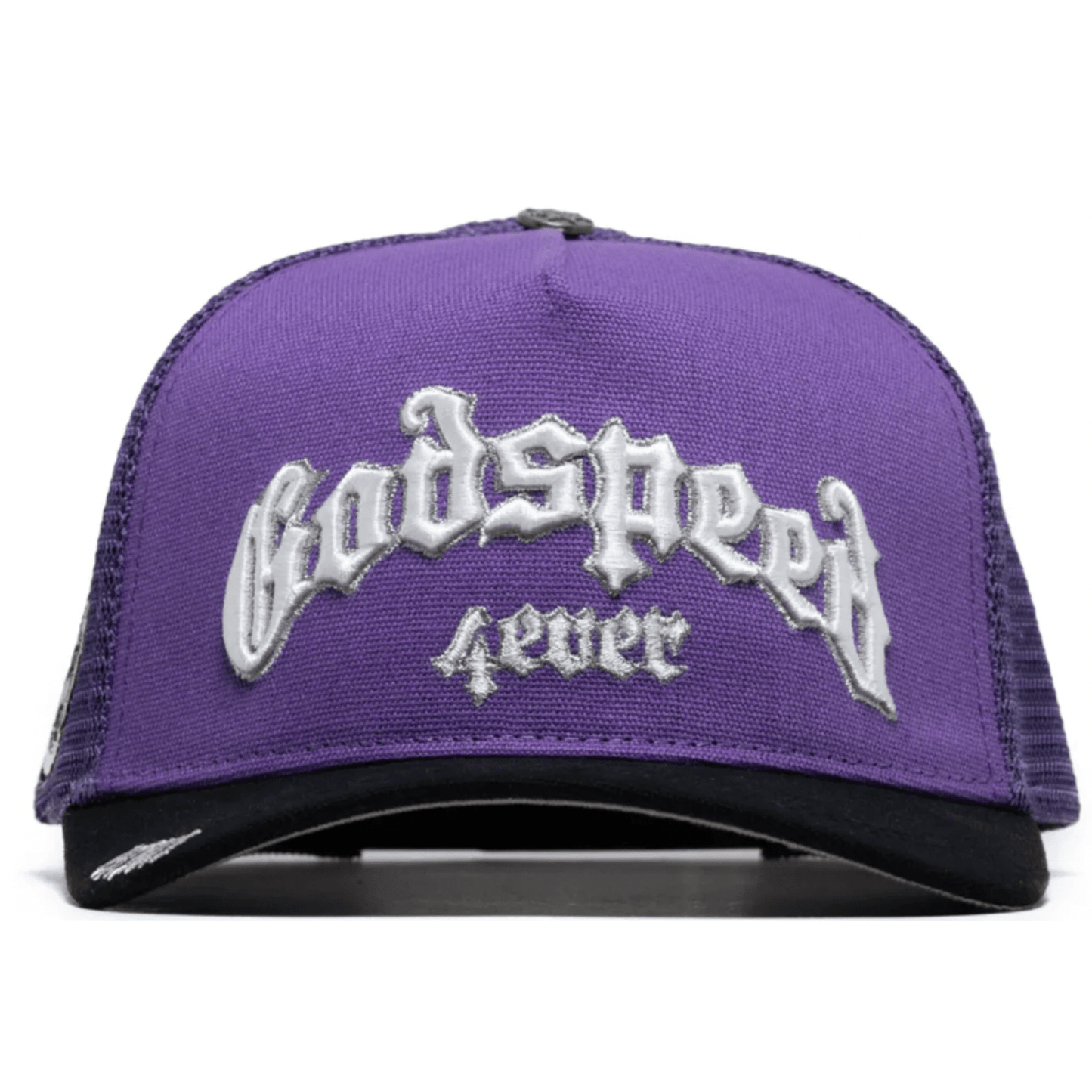 Godspeed Forever Trucker Hat (Purple/Black) - Lucid Soles