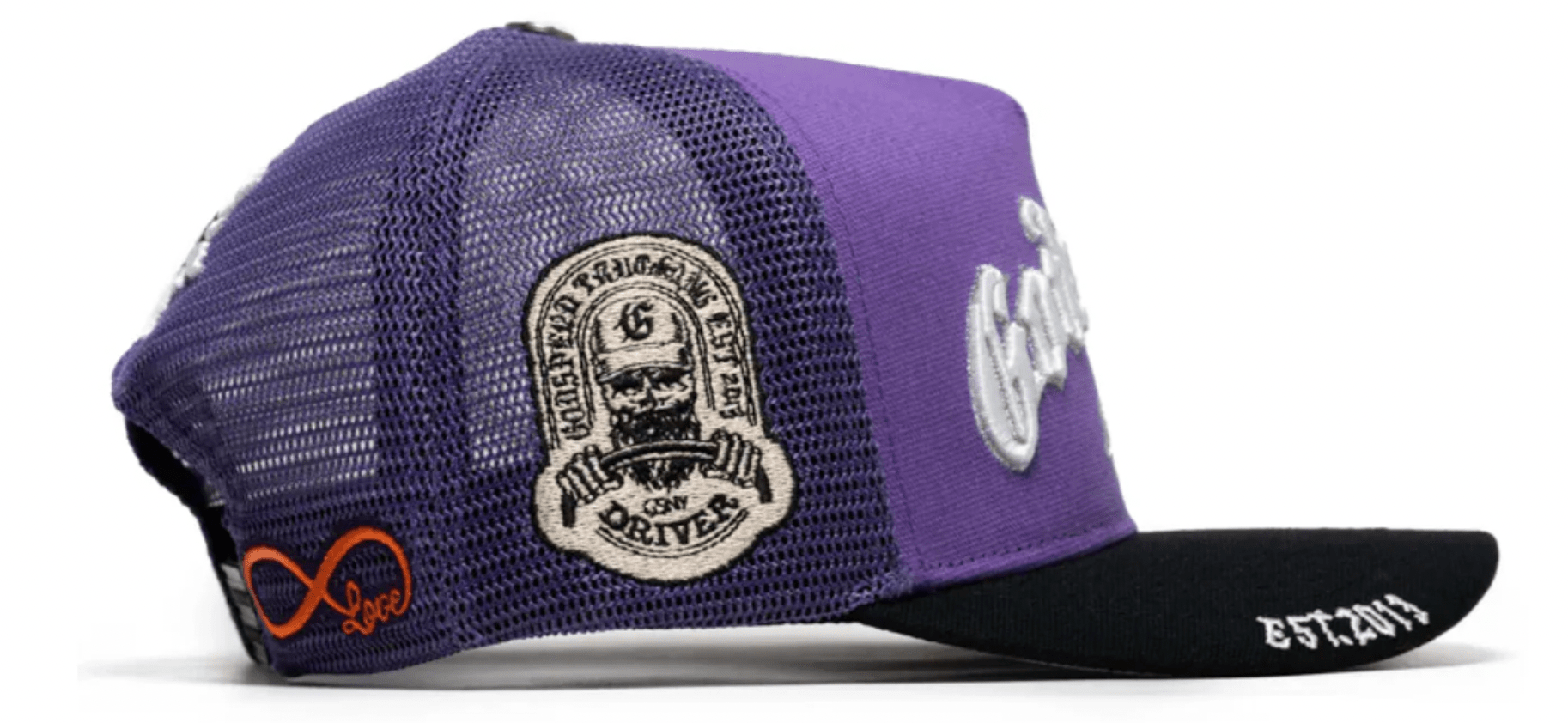Godspeed Forever Trucker Hat (Purple/Black) - Lucid Soles