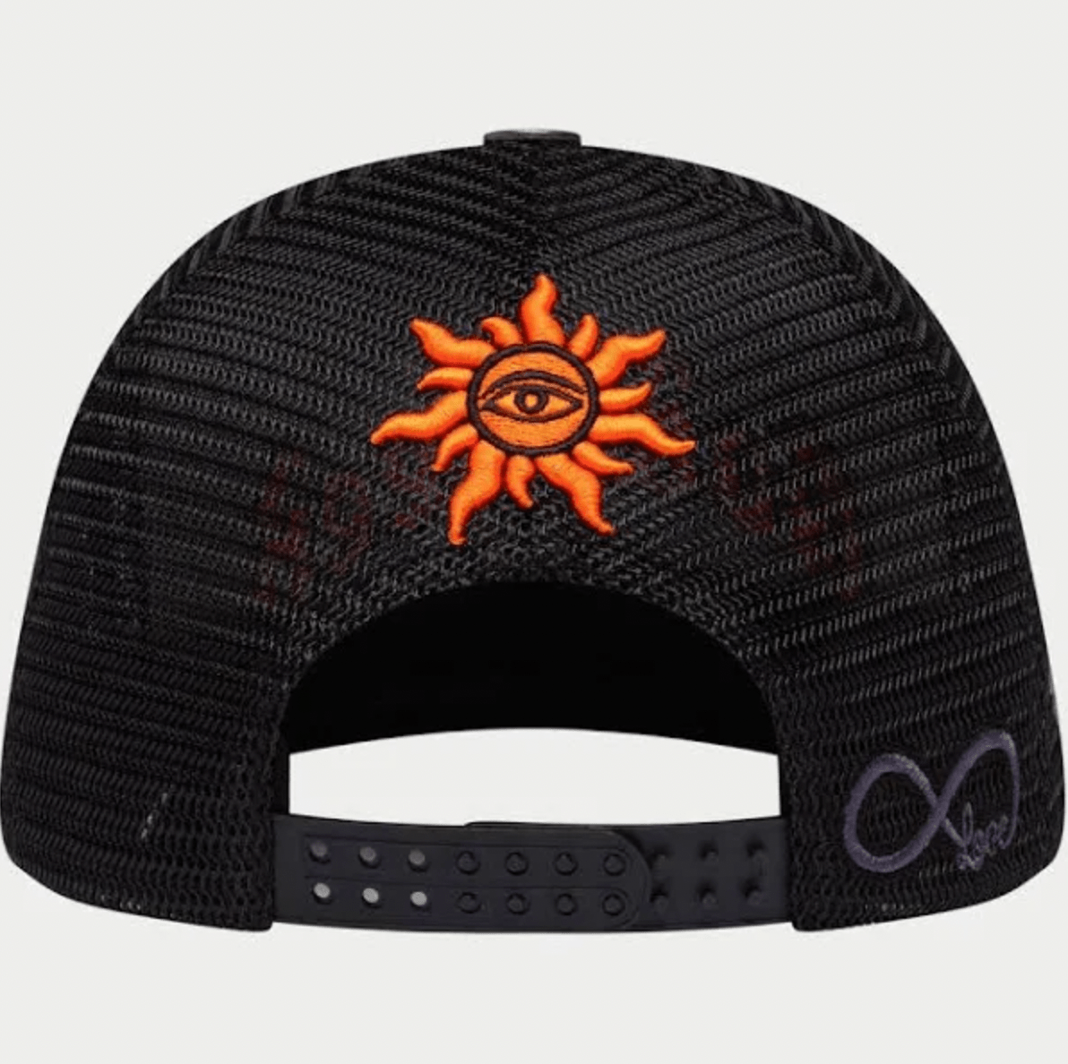 Godspeed Forever Trucker Hat (Olive/Orange) - Lucid Soles