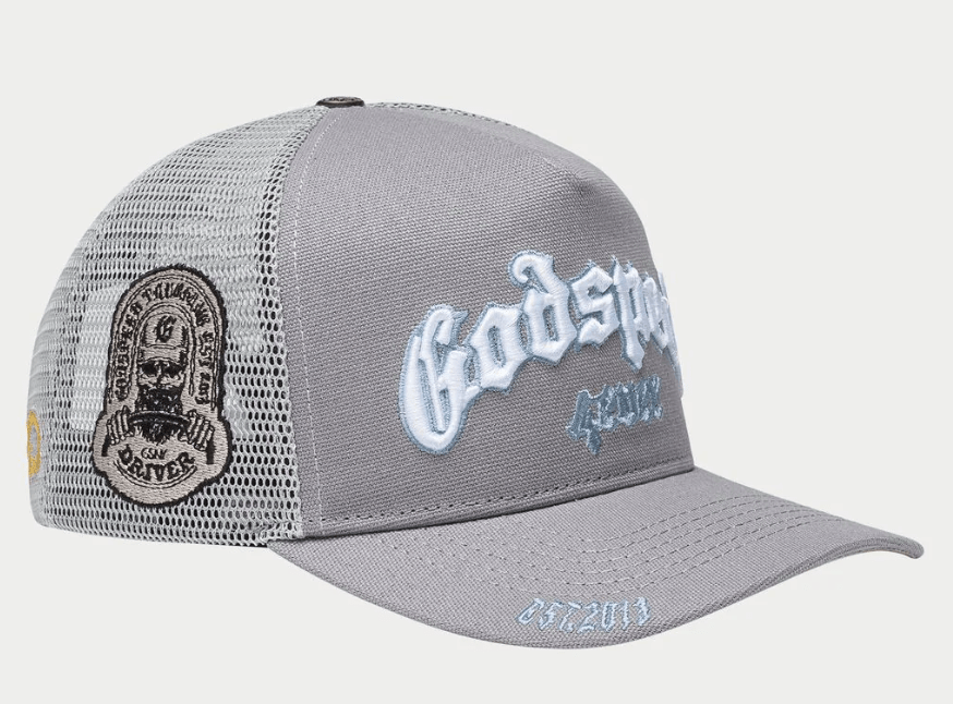 Godspeed Forever Trucker Hat (Cool Grey) - Lucid Soles