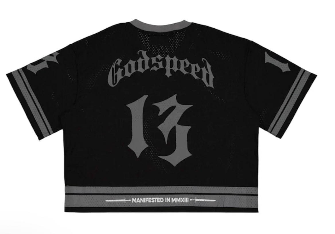 Godspeed First Down Jersey (Black/Grey) - Lucid Soles