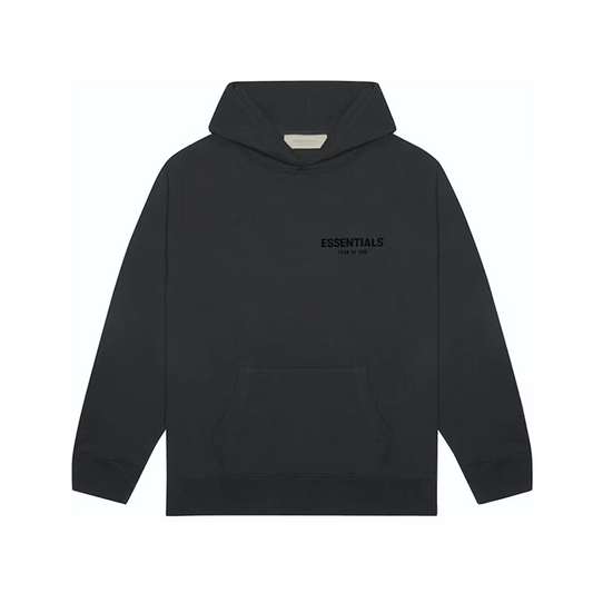 Fear of God Essentials Pull - Over Hoodie (SS22) (Black / Stretch Limo) - Lucid Soles