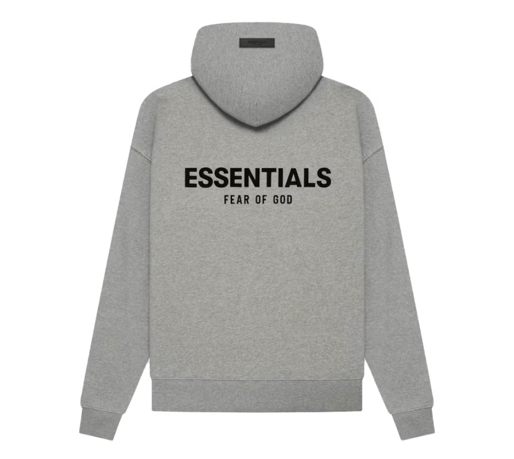 Fear of God Essentials SS22 Hoodie (Dark Oatmeal) - Lucid Soles