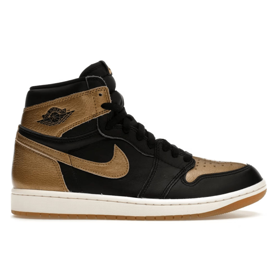Air Jordan Retro 1 "Black Metallic Gold" - Lucid Soles