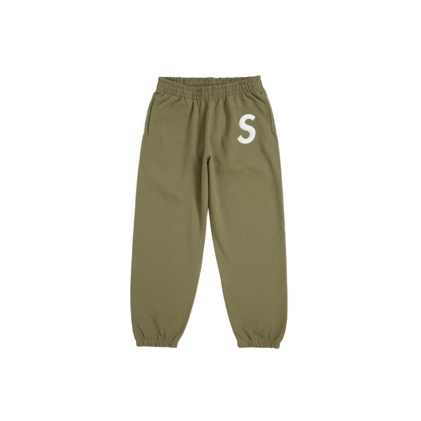 Supreme S Logo Sweatpant (FW24) (Light Olive) - Lucid Soles