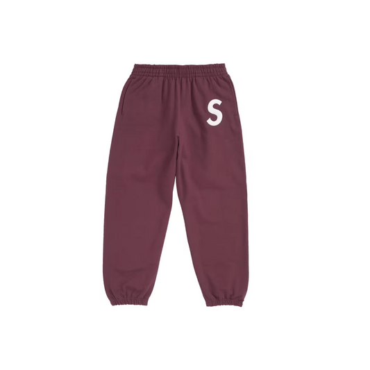 Supreme S Logo Sweatpant (FW24) (Maroon) - Lucid Soles