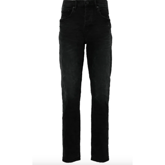 Purple Supernova Straight - Leg Jeans "Black" - Lucid Soles