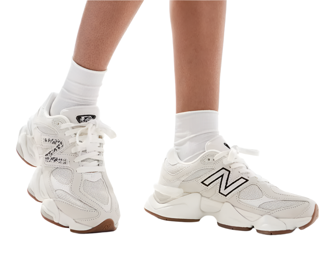 New Balance 9060 (Beige Leopard Print)