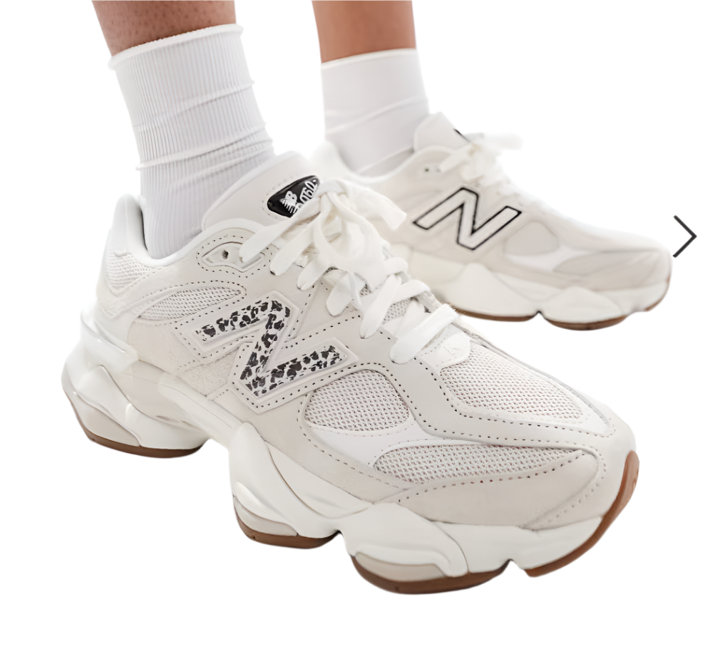 New Balance 9060 (Beige Leopard Print)