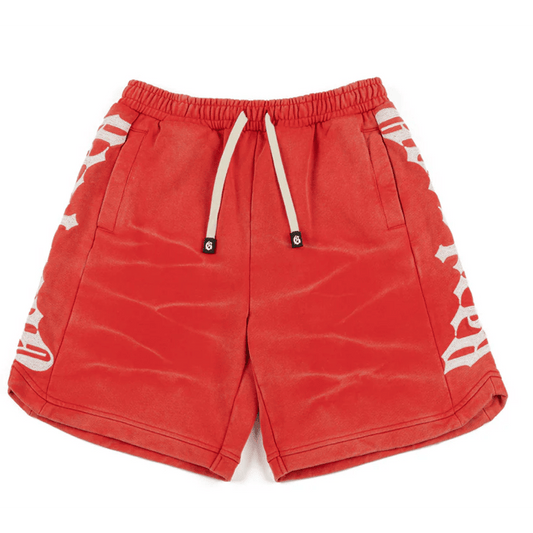 Godspeed CourtSide Shorts 'Red Tie Dye' - Lucid Soles