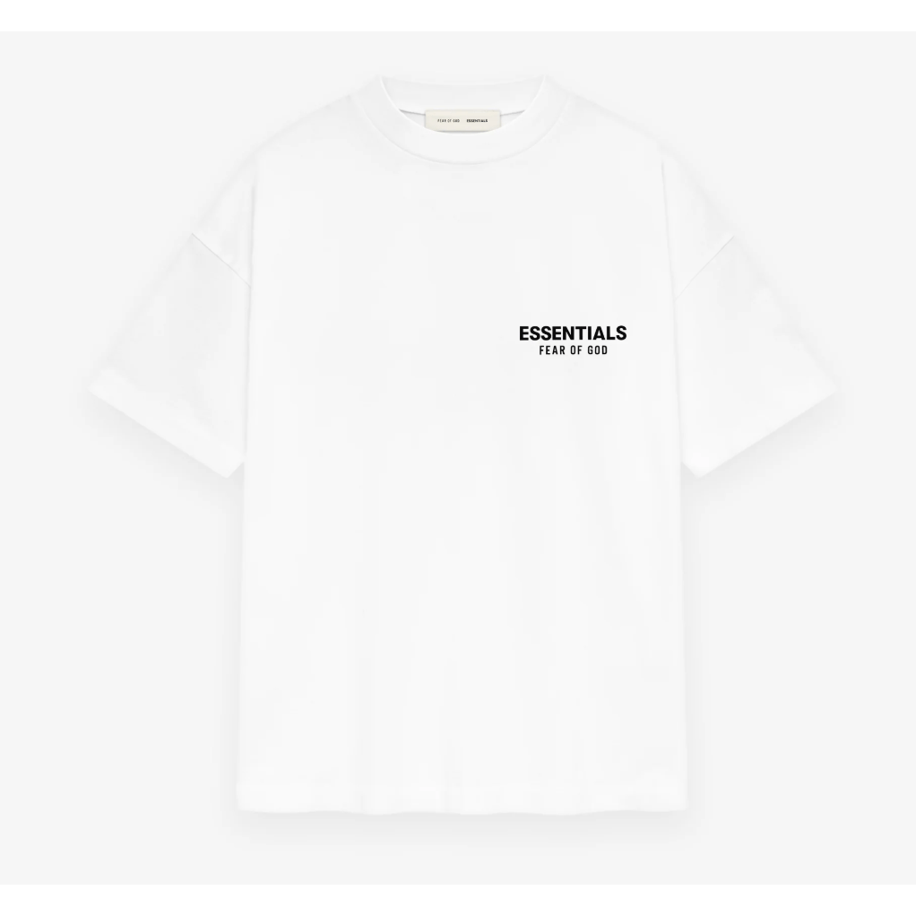 Fear of God Essentials Tee (Bright White) - Lucid Soles